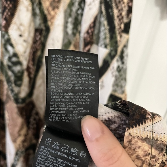 H&M NWOT Bohemian Maxi Dress - Size XS - Picture 5 of 6